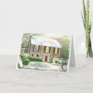 Jul i mitt barnbarns hem helgkort