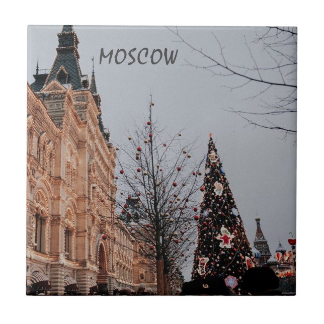 Jul i Moskva Kakelplatta (Framsidan)