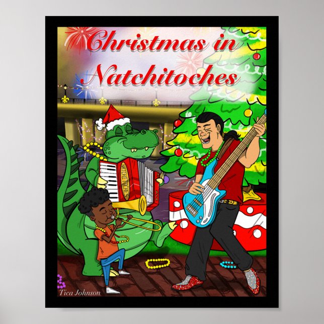 Jul i Natchitoches Poster (Framsidan)