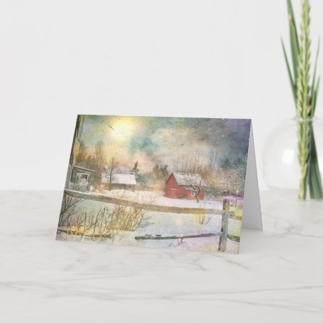 Jul i New England Kort (Framsida)