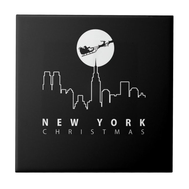 Jul i New York City Kakelplatta (Framsidan)