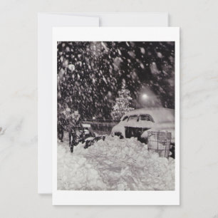 Jul i New York City Vintage 1950 Julkort