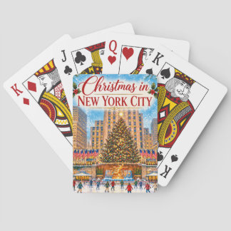 Jul i New York City Vintage Holiday Casinokort