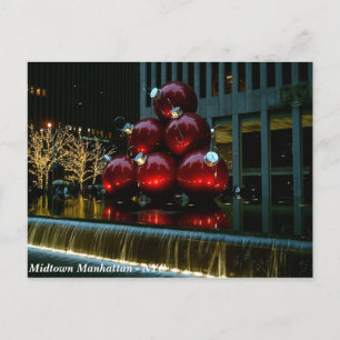 Jul i New York Helg Vykort