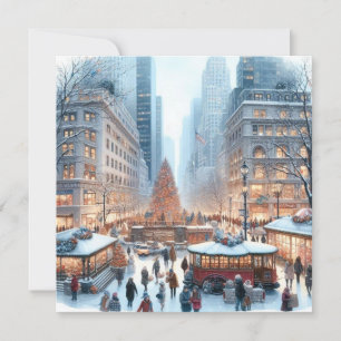 Jul i New York Julkort