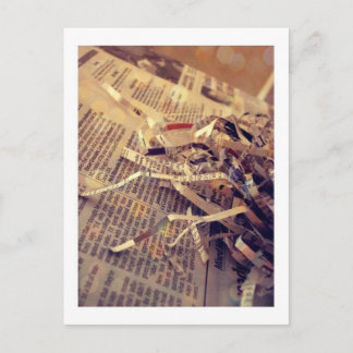 jul i newsprint helg vykort