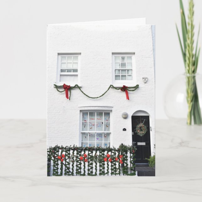 Jul i Notting Backe London UK Photography Kort (Framsida)