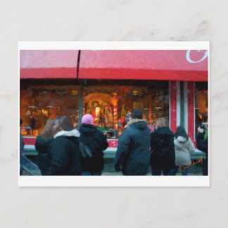 Jul i NYC-fönstervisning Helg Vykort