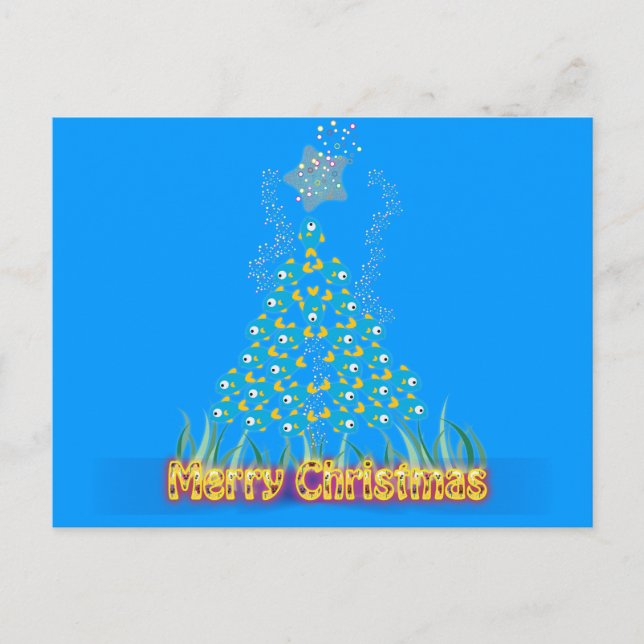 Jul i oceanen helg vykort (Framsida)