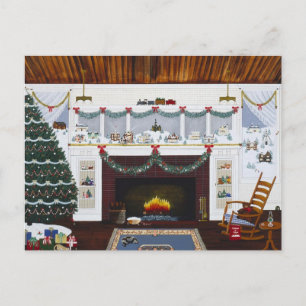 Jul i Oregon Helg Vykort