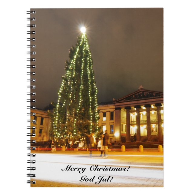 Jul i Oslo, norge Anteckningsbok (Framsidan)