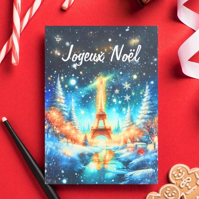 Jul i Paris, Eiffeltornet  Kort (Skapare uppladdad)