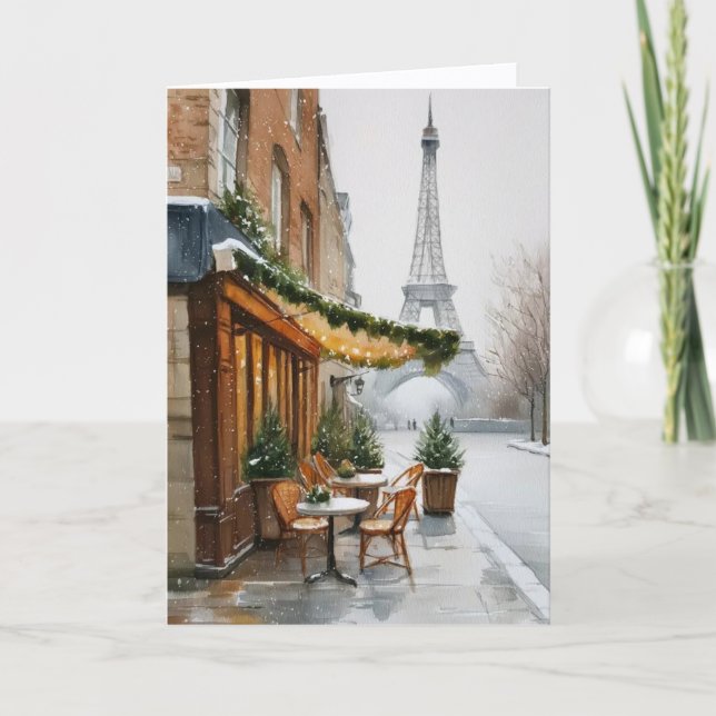 Jul i Paris-kort Kort (Framsida)
