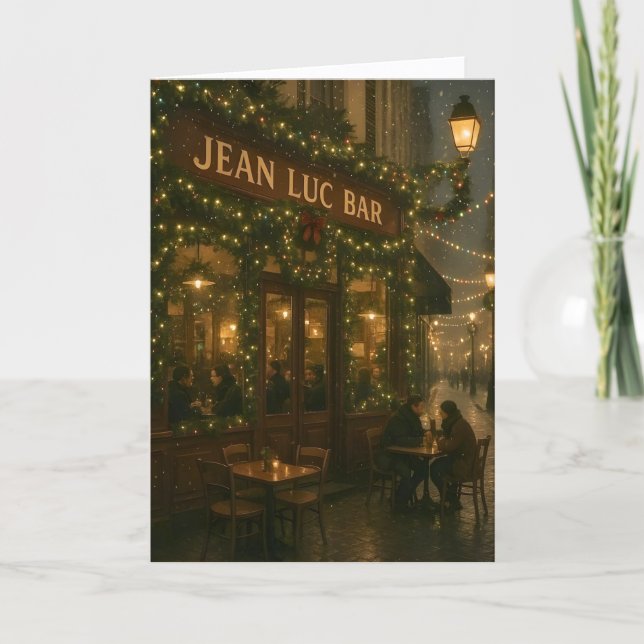 Jul i Paris-kort Kort (Framsida)