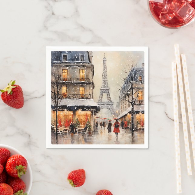 Jul i Paris,  Pappersservett (Insitu)