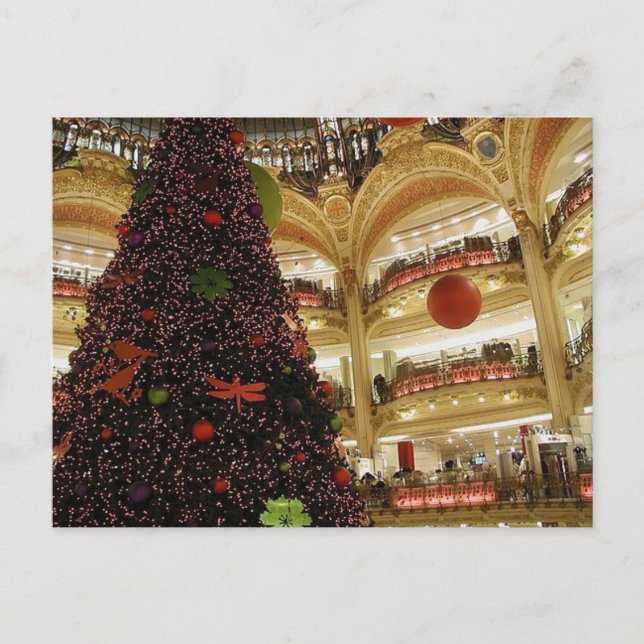 Jul i Paris Postcard Helg Vykort (Framsida)