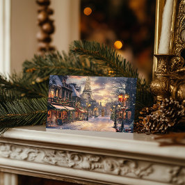 Jul i Paris: Twilight vid Eiffel Torn Helg Vykort