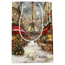 Jul i Paris Vintage Holiday-gatumiljö