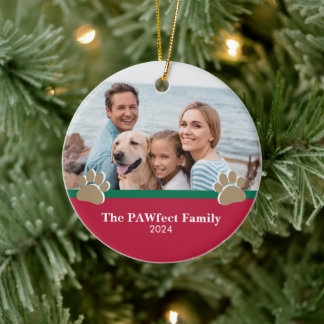 Jul i personligens familj julgransprydnad keramik