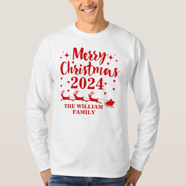 Jul i personligens familj t shirt (Framsida)