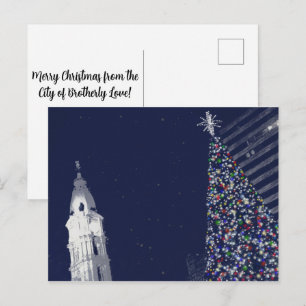 Jul i Philadelphia med anpassade Helg Vykort