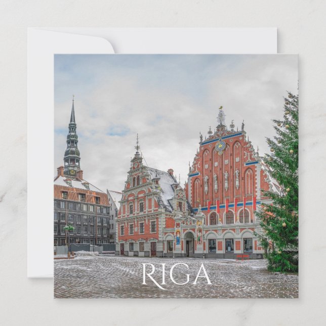 Jul i Riga Lettland (Framsida)
