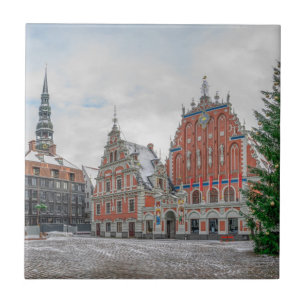 Jul i Riga Lettland Kakelplatta