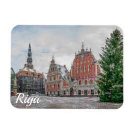Jul i Riga Lettland Magnet
