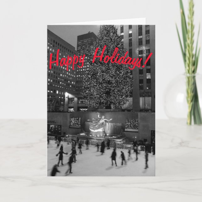 Jul i Rockefeller "Glad helg"-versionen Kort (Framsida)
