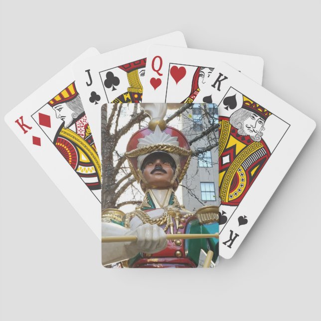 Jul i Rockefeller - Leksak Soldier - NY Casinokort (Baksidan)