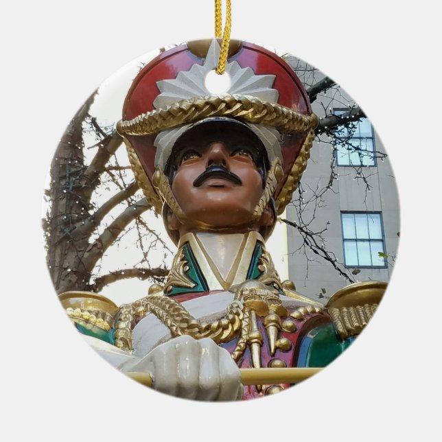 Jul i Rockefeller - Leksak Solider Julgransprydnad Keramik (Framsidan)