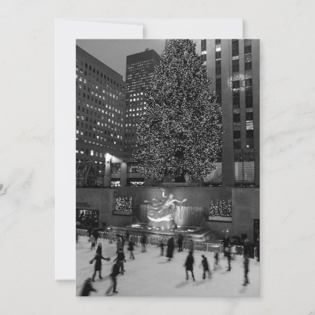 Jul i Rockefeller | Tomt Inbjudningar (Framsida)