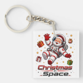 Jul i rymden Tomte Astronaut Söt Högtid