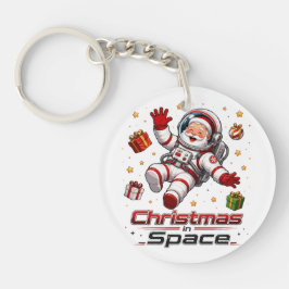Jul i rymden Tomte Astronaut Söt Högtid