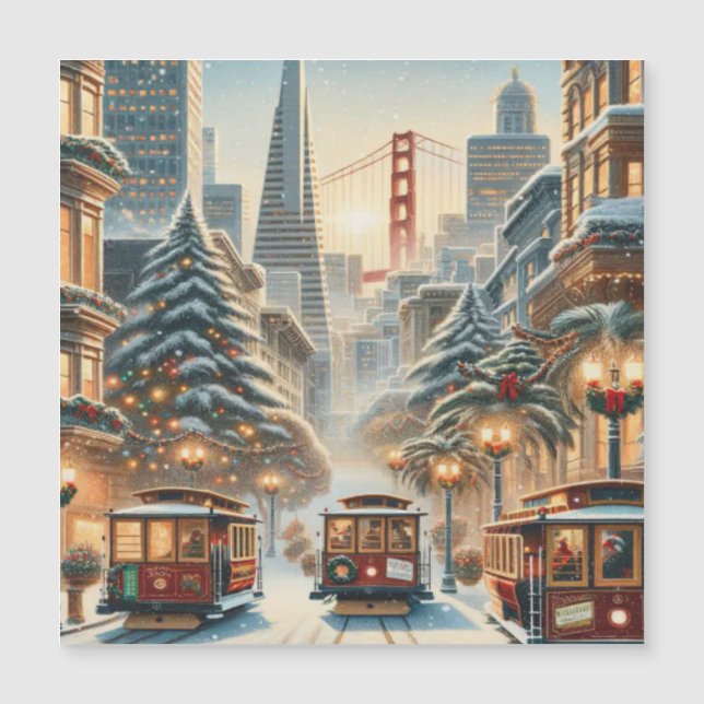 Jul i San Francisco – Golden Gate (Framsida)