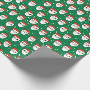 Jul i Santa Ansikte Helgdag Presentpapper