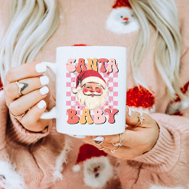 Jul i Santa Baby Helgdag Kaffemugg
