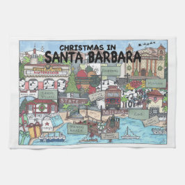Jul i Santa Barbara Kökshandduk