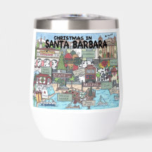 Jul i Santa Barbara Vintertumbler