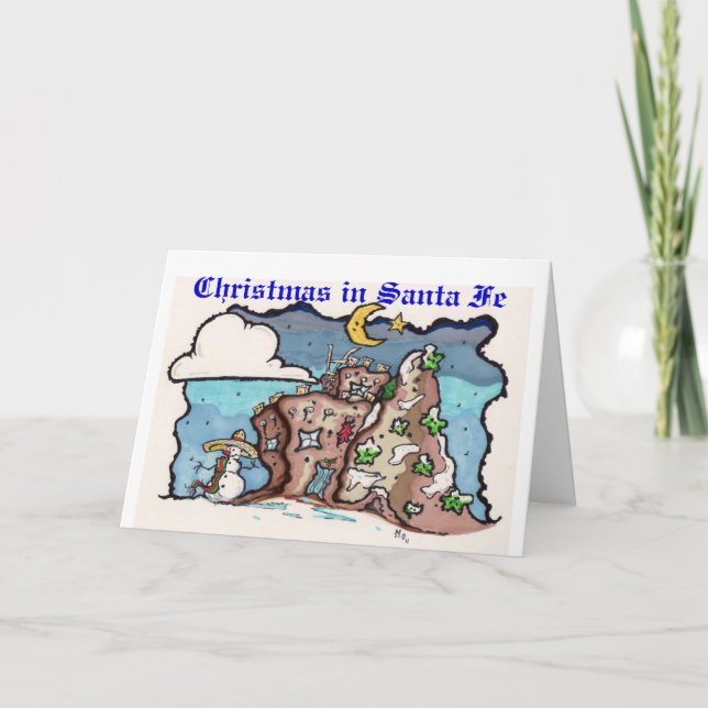Jul i Santa Fe Helgkort (Framsida)