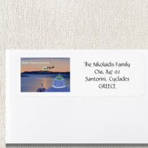 Jul i Santorini, Grekland med jultomten återvänder