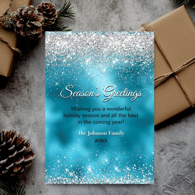 Jul i silver glitter i jul - nyår (Skapare uppladdad)