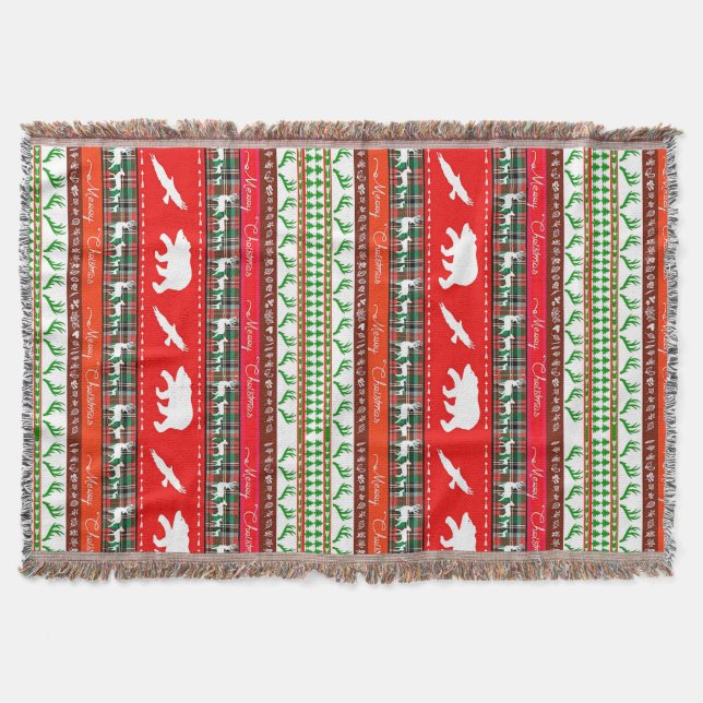 Jul i skogen filt (Framsidan)