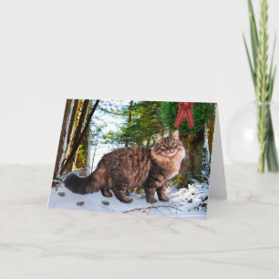 "Jul i Skogen" Hälsning Kort