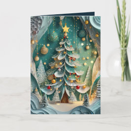 Jul i skogen helgkort