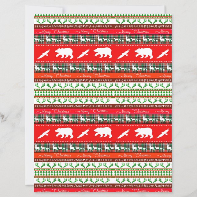 Jul i skogen jul hantverk papper (Framsida)
