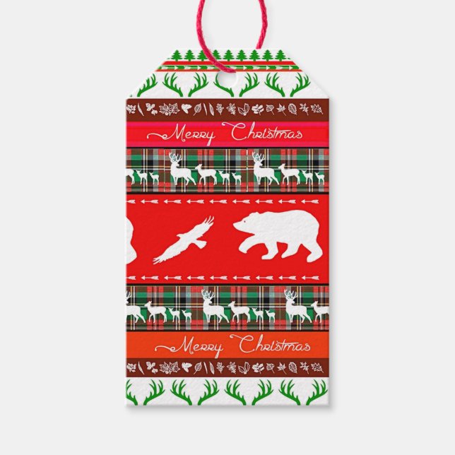 Jul i skogen presentetikett (Framsidan)