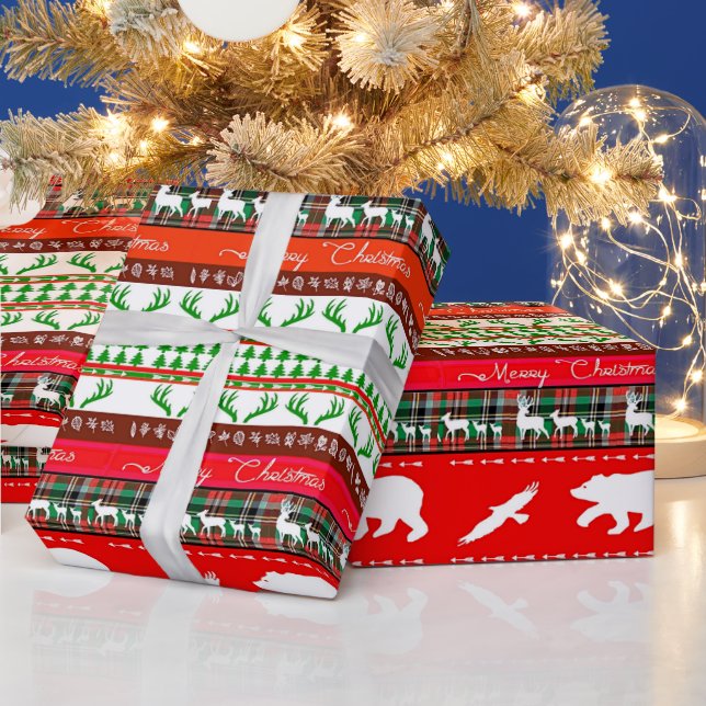 Jul i skogen presentpapper (Helgdagar)