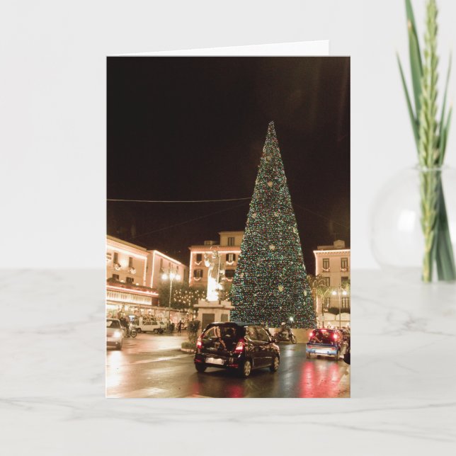 Jul i Sorrento Helgkort (Framsida)