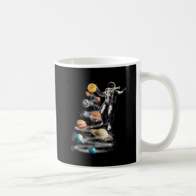 Jul i Space Solar System Astronaut Invati Kaffemugg (Höger)